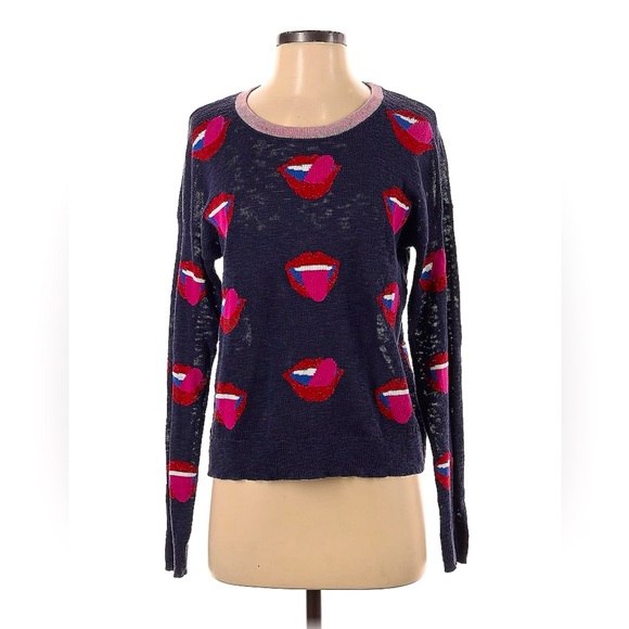 Wildfox Sweater pullover, yummy lips - Picture 1 of 2